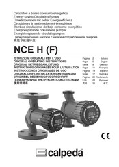 Calpeda NCE HF Instrucciones Originales De Uso