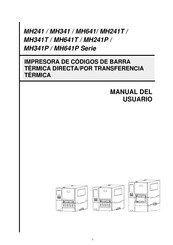 TSC Auto ID MH341 Serie Manual Del Usuario