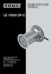 Leister LE 10000 DF-C Manual De Instrucciones