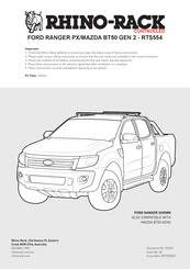 Rhino-Rack RTS554 Manual De Instrucciones