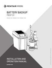 Pentair MYERS MBSP-2C Manual De Instalación Y Funcionamiento