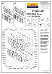 CONFORAMA DIVA 200 B BLF Manual De Montaje