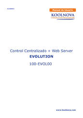 koolnova EVOLUTION Manual Del Usuario