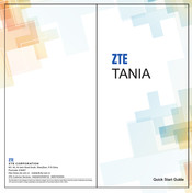 ZTE TANIA Guia De Inicio Rapido