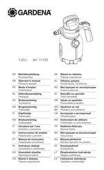 Gardena 11120 Instrucciones De Empleo