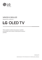 LG OLED55E9 Serie Manual Del Usuario