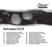 Oase BioCompact 25 Instrucciones De Uso Y Garantía