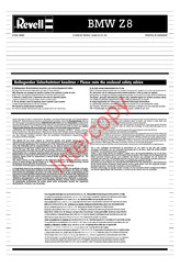 REVELL BMW Z8 Manual De Instrucciones