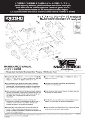 Kyosho VE Mad Force kruiser Manual Del Usuario