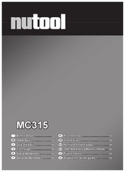 NUTOOL MC315 Manual De Instrucciones