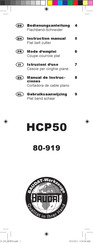 Baudat HCP50 Manual De Instrucciones