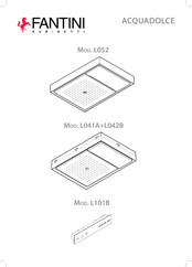 Fantini Rubinetti ACQUADOLCE L041A+L042B Manual Del Usuario