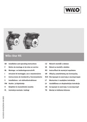 Wilo Star RS Instrucciones De Instalación Y Funcionamiento