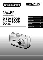 Olympus CAMEDIA X-500 Manual Básico