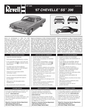 REVELL '68 CHEVY CHEVELLE SS 396 Manual De Instrucciones