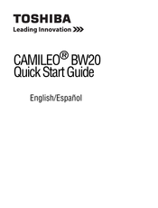 Toshiba CAMILEO BW20 Guia De Inicio Rapido