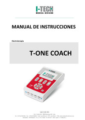 I-Tech T-ONE COACH Manual De Instrucciones