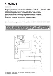 Siemens 3WX3666-4JA00 Instrucciones De Uso