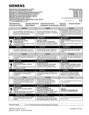 Siemens SENTRON VL 3VL9550 - 6UP30 Instructivo