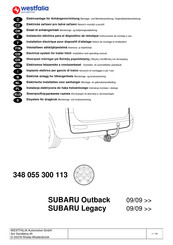 Westfalia Automotive 348 055 300 113 Instrucciones De Montaje Y Uso