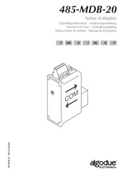 Algodue ELETTRONICA 485-MDB-20 Instrucciones De Servicio