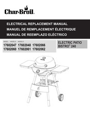 Char-Broil 17602048 Manual De Reemplazo Eléctrico