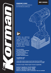 Korman 505201 Manual Original