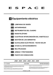 Renault ESPACE JK0B Manual Del Usuario