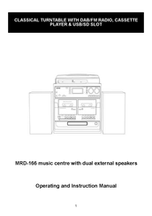 Denver Electronics MRD-166 Manual De Funcionamiento E Instrucciones