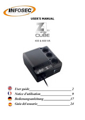 INFOSEC UPS SYSTEM Z1 Zenergy Cube EX Guia Del Usuario