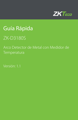 ZKTeco ZK-D3180S Guia De Inicio Rapido