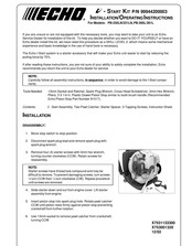 Echo I - START Instrucciones De Instalación Y  Operación