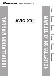 Pioneer AVIC-X3 Manual De Instalación