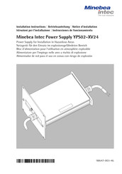 Minebea Intec YPS02-XV24 Instrucciones De Funcionamiento