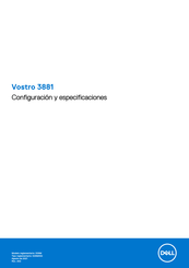 Dell Vostro 3881 Configuración Y Especificaciones