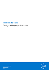 Dell Inspiron 15 5510 Configuración Y Especificaciones