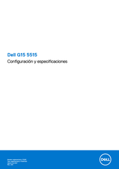 Dell G15 5515 Configuración Y Especificaciones