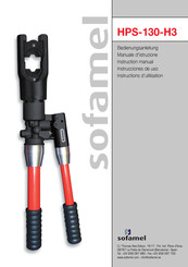 Sofamel HPS-130-H3 Instrucciones De Uso