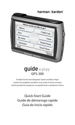 Harman Kardon guide + play GPS-300 Guia De Inicio Rapido