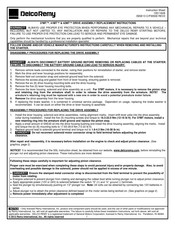 Delco Remy 42MT Instrucciones De Reemplazo