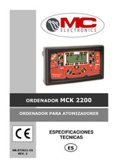 MC Electronics MCK 2200 Manual Del Usuario