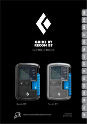 Black Diamond Equipment GUIDE BT Instrucciones