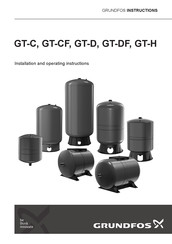 Grundfos GT-D Instrucciones De Operación Y Instalación