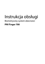 PNI Finger 700 Instrucciones De Uso