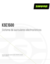 Shure KSE1500 Manual De Instrucciones