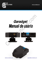 Car Solutions Garadget Manual De Usuario