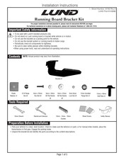 LUND 318096 Instrucciones De Instalación