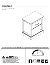 Ameriwood HOME 5580340COM Manual Del Usuario