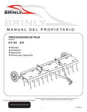 Brinly DT-48 BH Manual Del Propietário