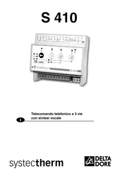 Systec Therm DELTA DORE S 410 Guia De Inicio Rapido